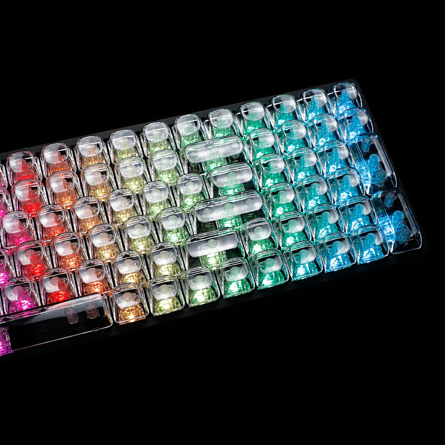 White Clear Blank Keycaps PBT PC MOA Profile Modifier Space Shift Keys 1.25u 1.5u 1.75u 2u 2.25u 2.75u 6.25u DIY