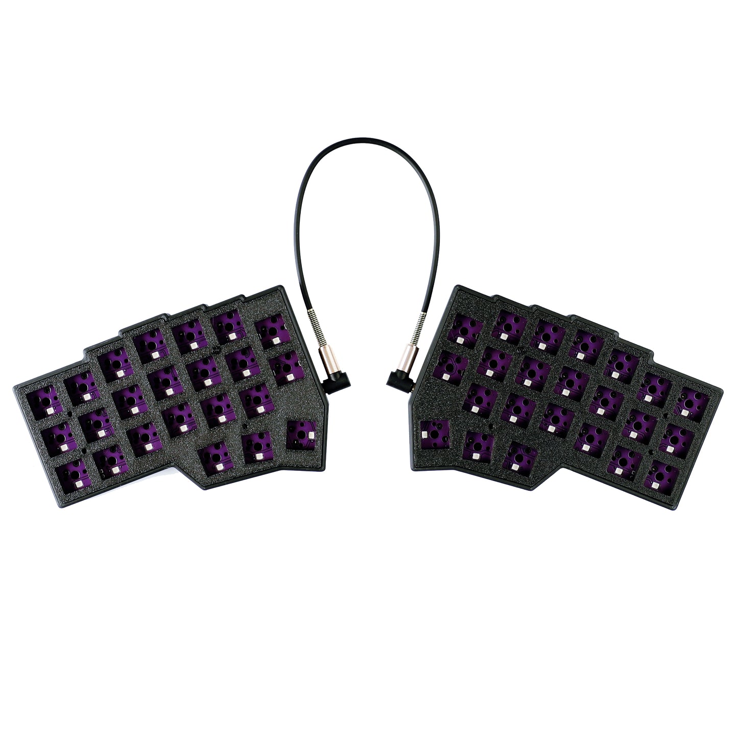 YMDK Split Keyboard Corne V4.1 46 Keys Ergonomic Hotswappable 40% Layout 3D Print case RGB QMK Vial All Key Programmable Mini Independent Gaming Keyboard Kit