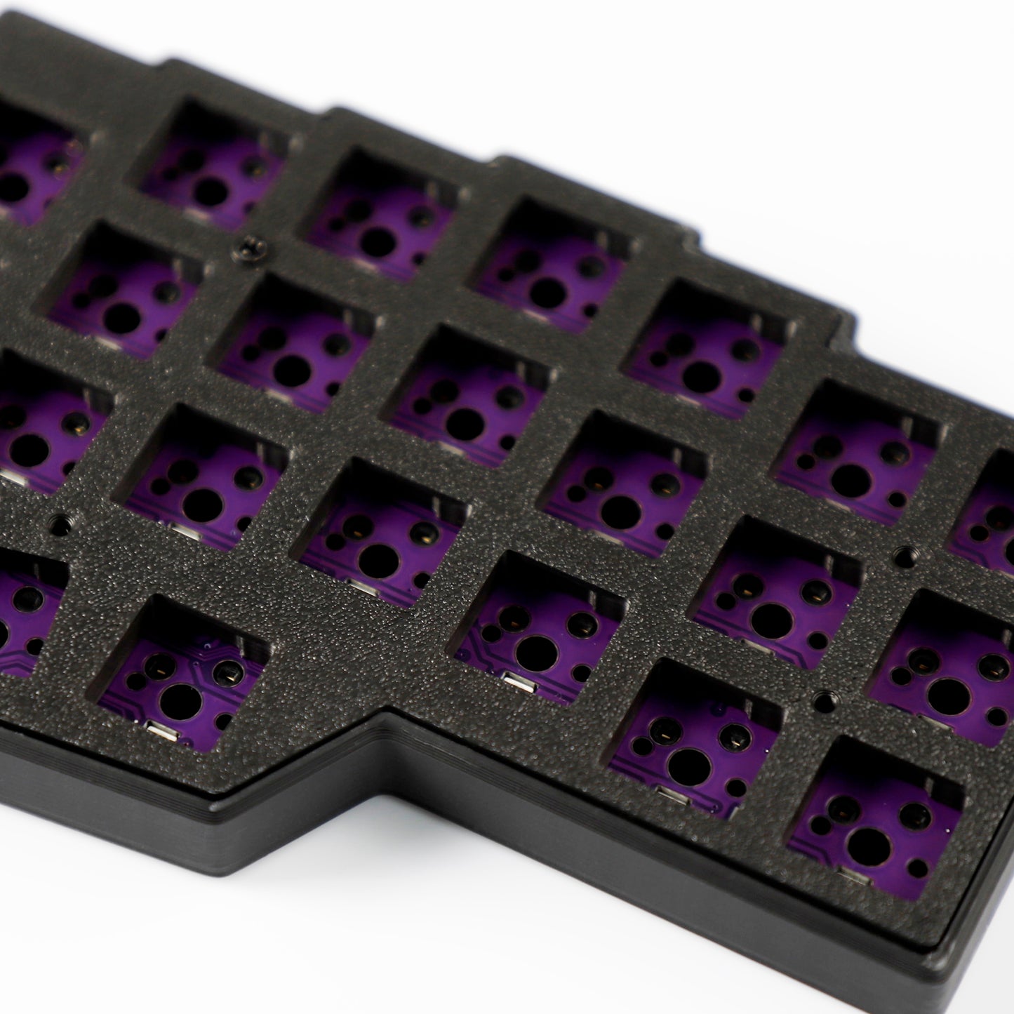 YMDK Split Keyboard Corne V4.1 46 Keys Ergonomic Hotswappable 40% Layout 3D Print case RGB QMK Vial All Key Programmable Mini Independent Gaming Keyboard Kit