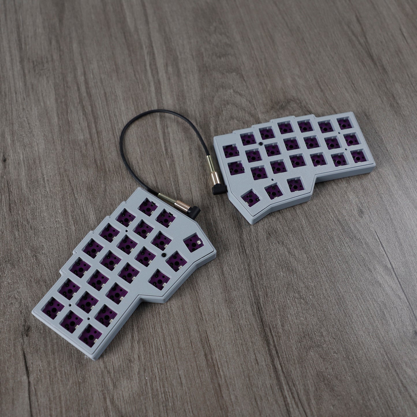 YMDK Split Keyboard Corne V4.1 46 Keys Ergonomic Hotswappable 40% Layout 3D Print case RGB QMK Vial All Key Programmable Mini Independent Gaming Keyboard Kit