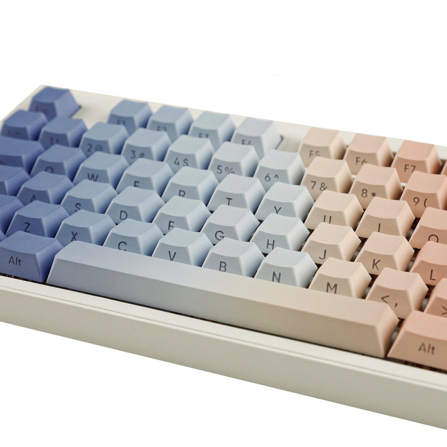 YMDK 134 Custom PBT Double Shot Side-lit Shine Through Translucent Backlit Cherry Profile keycap