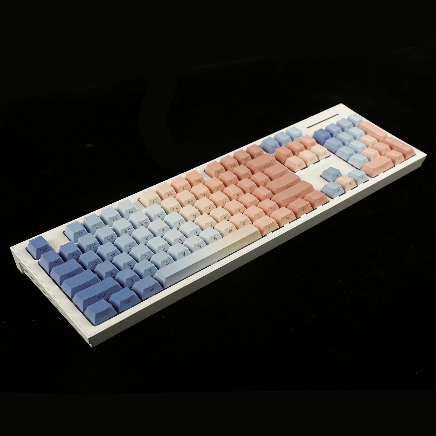 YMDK 134 Custom PBT Double Shot Side-lit Shine Through Translucent Backlit Cherry Profile keycap