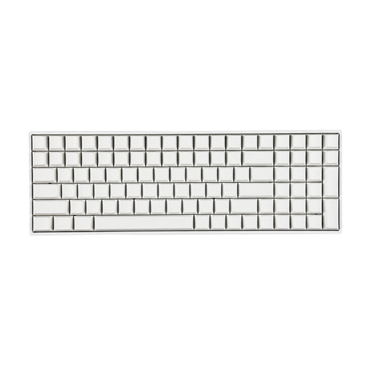 YMDK White blank cherry profile Keycaps