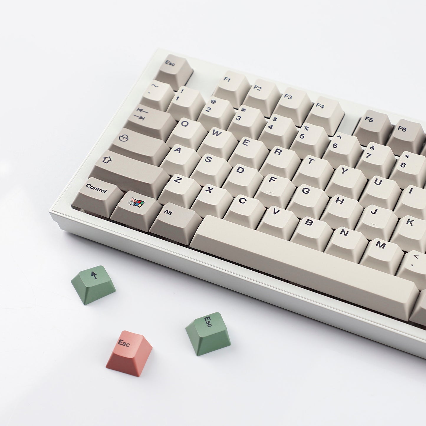 YMDK 161 Keys 9009 English Korean German QWERTZ Cherry Profile Dye Sub Top Print PBT Keycap for 61/68/87/98/104/108 Layout MX Mechanical Keyboard