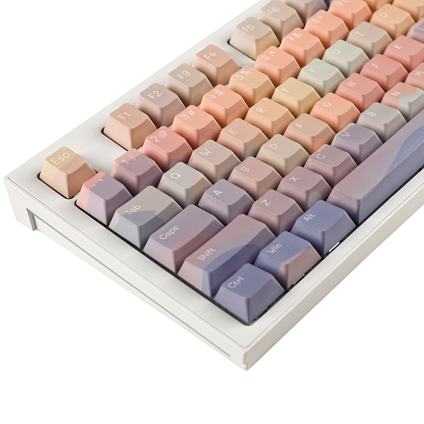 YMDK Dopamine Story Cherry Profile 5 Sides Over Dye Sub Thick PBT KEYCAP for MX Mechanical Keyboard