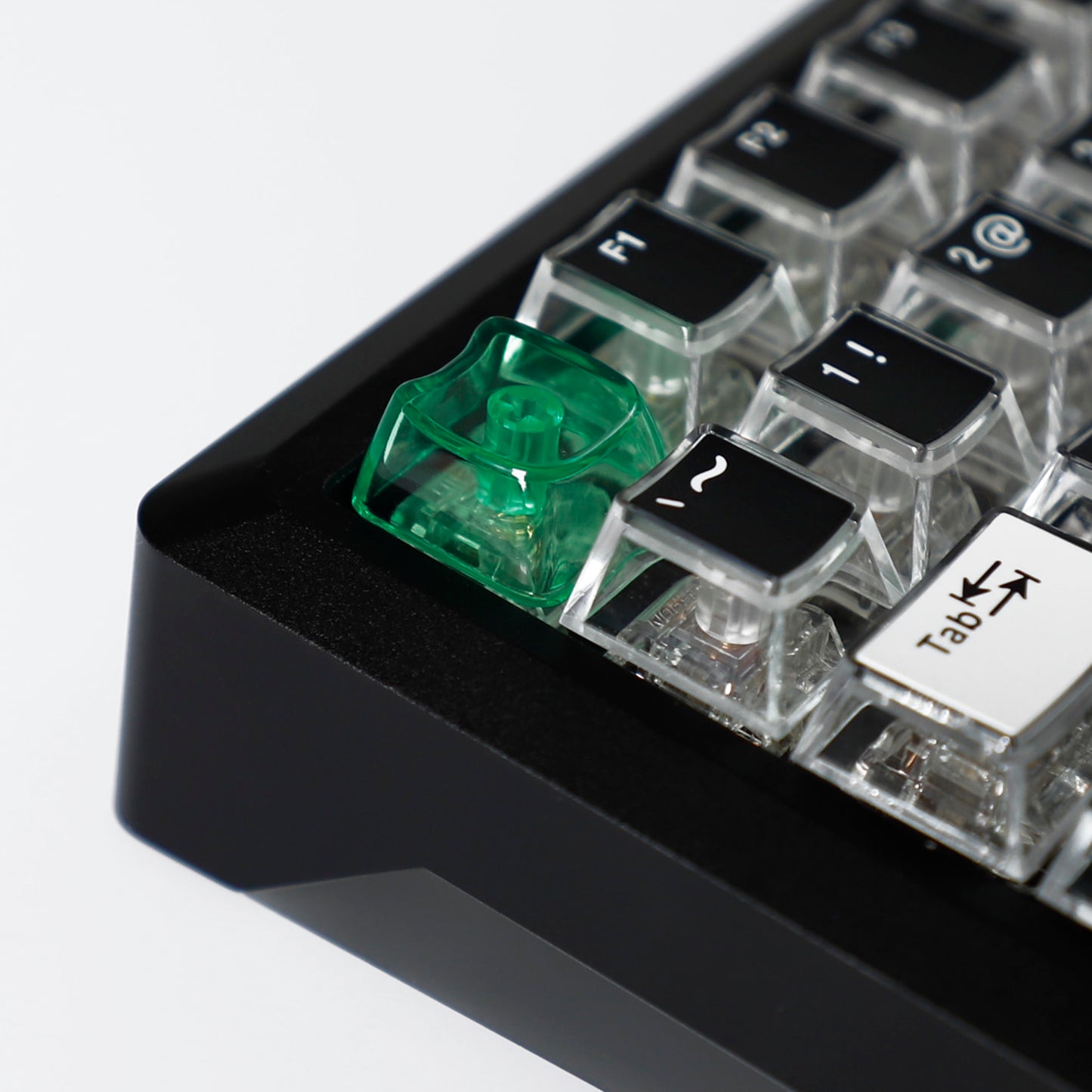 YMDK Cat Shape Blank 1u Keycap Thick 1.45mm Personality Cute Custom Keycaps PC Smooth Surface for MX Mechanical Gaming Keyboard