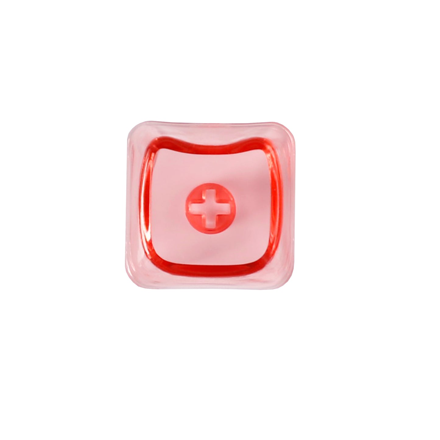 YMDK Cat Shape Blank 1u Keycap Thick 1.45mm Personality Cute Custom Keycaps PC Smooth Surface for MX Mechanical Gaming Keyboard