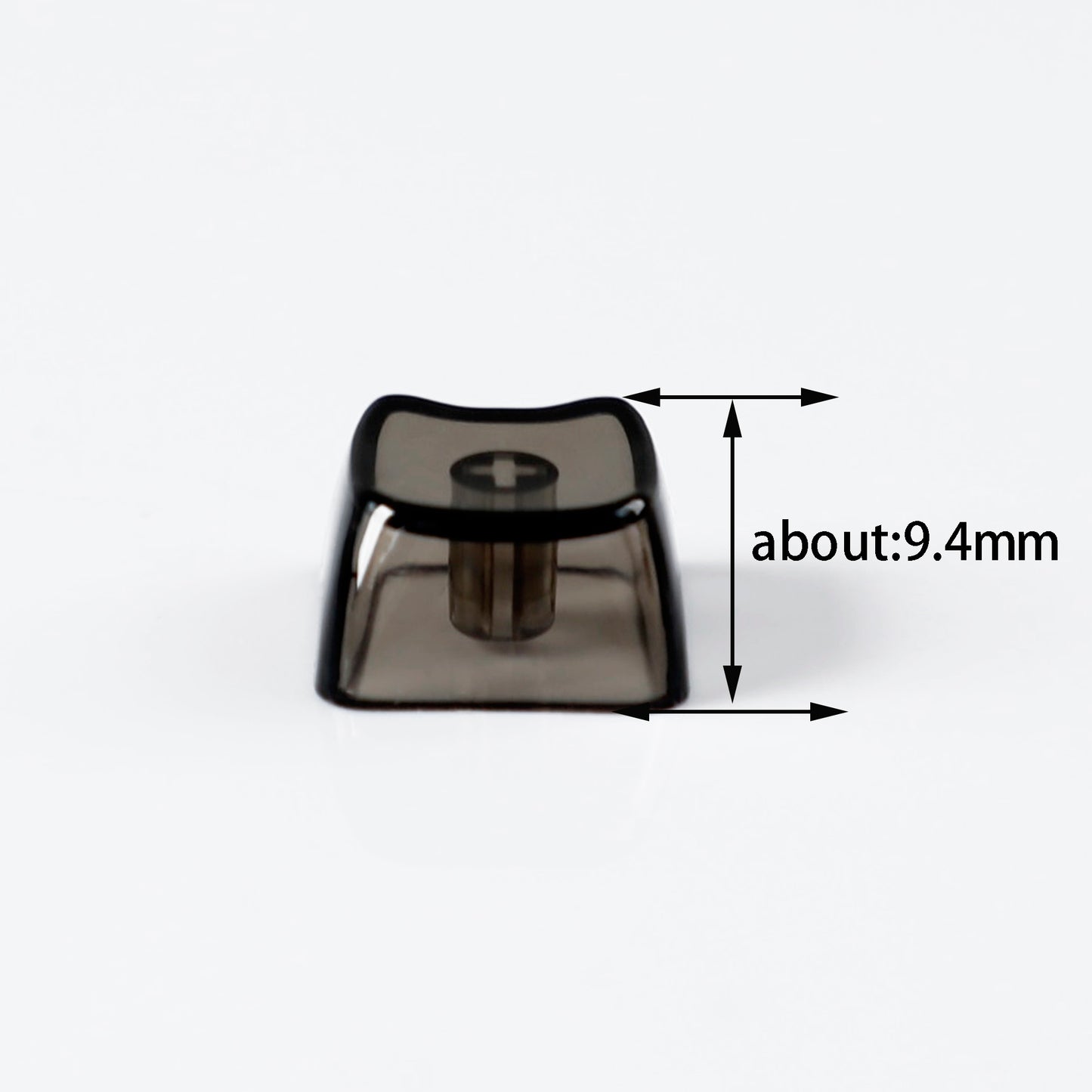 YMDK Cat Shape Blank 1u Keycap Thick 1.45mm Personality Cute Custom Keycaps PC Smooth Surface for MX Mechanical Gaming Keyboard