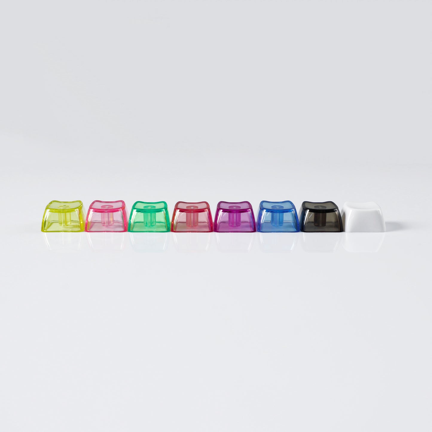 YMDK Cat Shape Blank 1u Keycap Thick 1.45mm Personality Cute Custom Keycaps PC Smooth Surface for MX Mechanical Gaming Keyboard