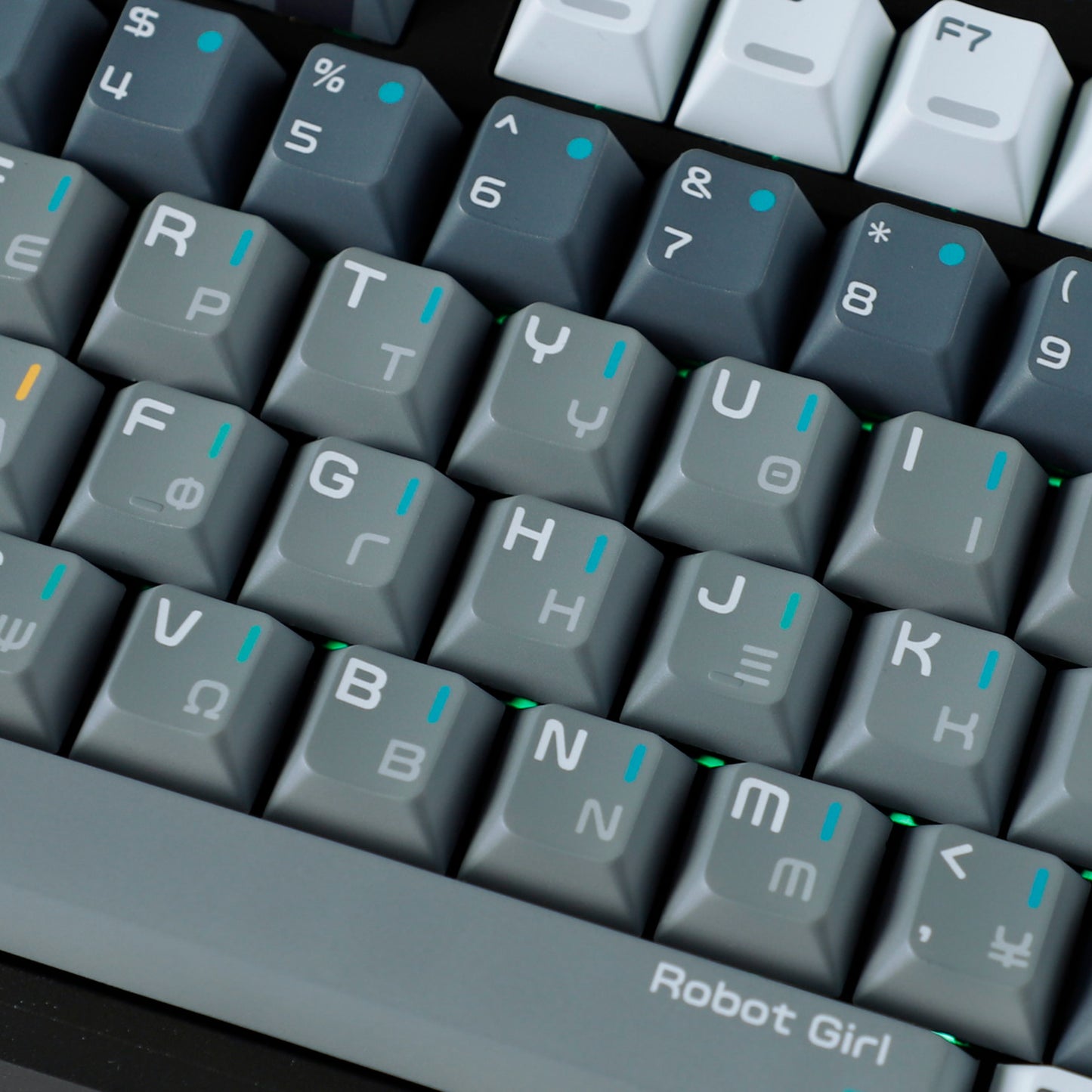 RO75 Wireless RGB Mechanical Keyboard, 3-Mode 75% Programmable, Top Printed PBT Keycaps, Ergonomic 2.4GHz/USB-C/BT5.0 Gaming Keyboards, Compatible with PC, Laptop