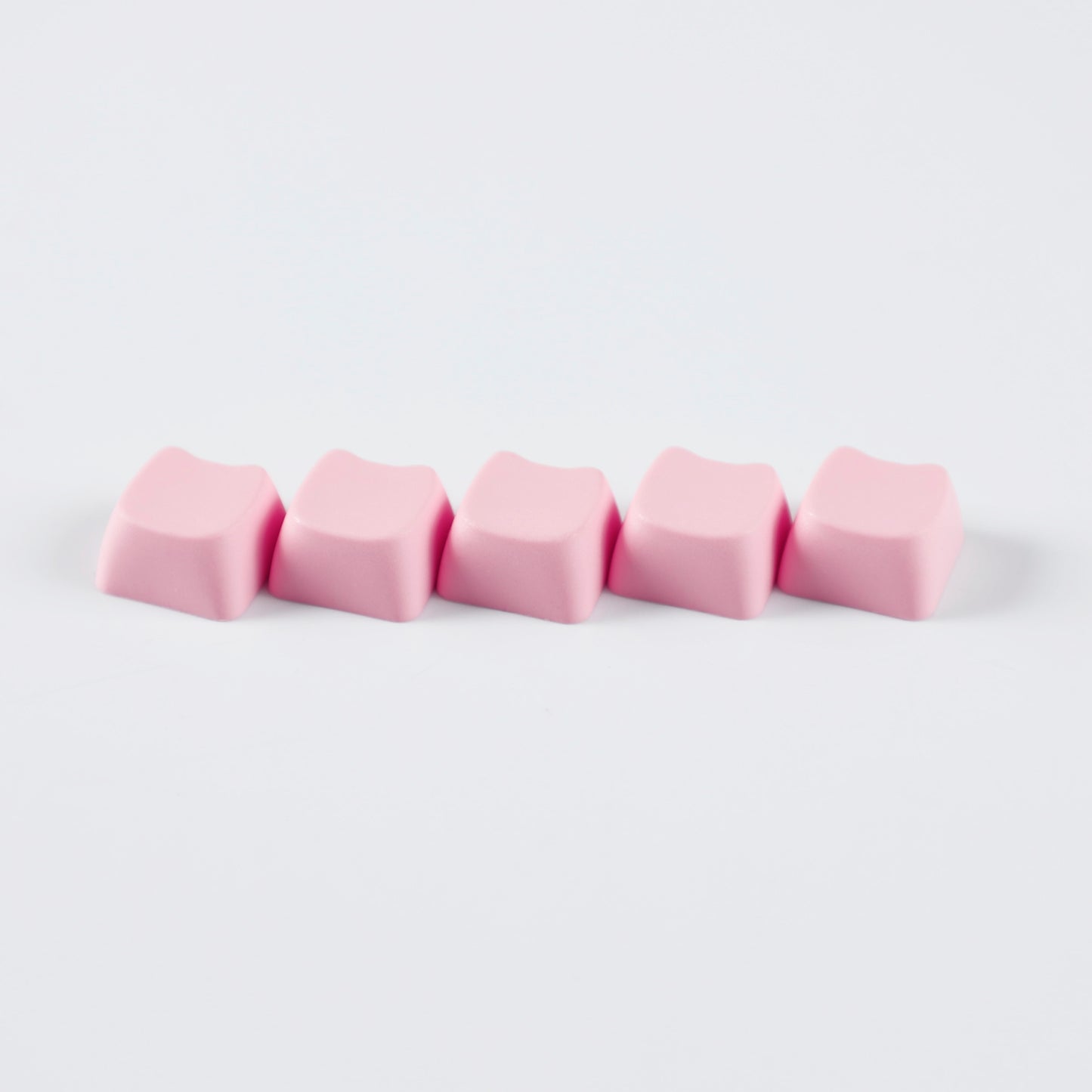 YMDK Cat Shape Blank 1u Keycap Thick 1.45mm Personality Cute Custom Keycaps PC Smooth Surface for MX Mechanical Gaming Keyboard