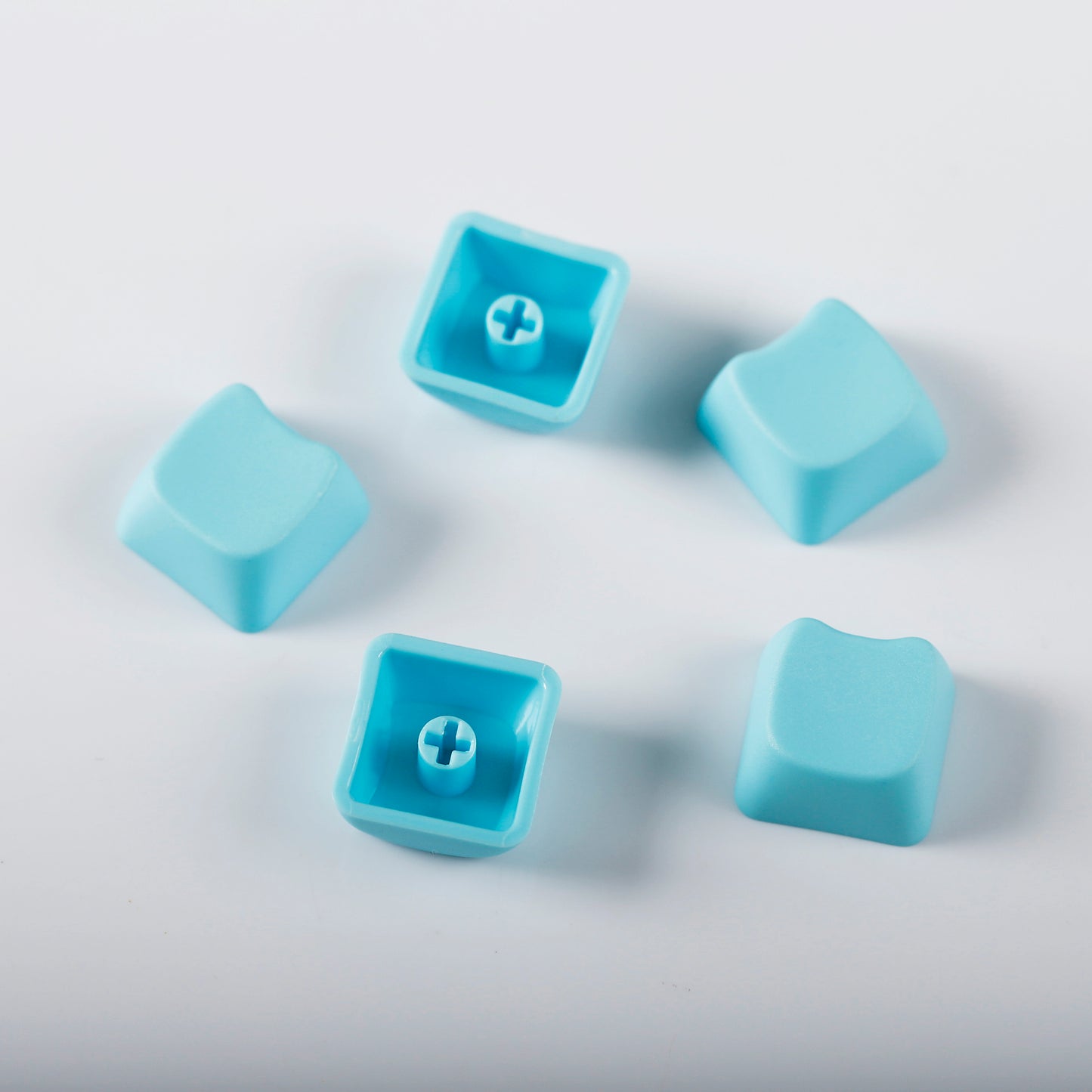 YMDK Cat Shape Blank 1u Keycap Thick 1.45mm Personality Cute Custom Keycaps PC Smooth Surface for MX Mechanical Gaming Keyboard