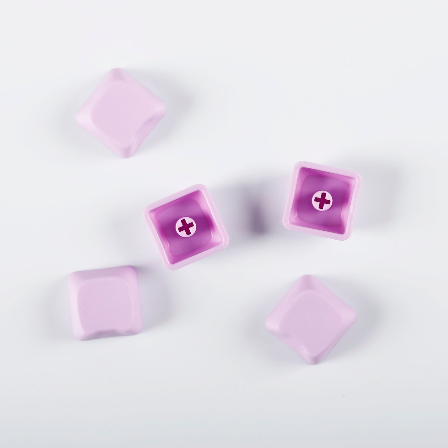 YMDK Cat Shape Blank 1u Keycap Thick 1.45mm Personality Cute Custom Keycaps PC Smooth Surface for MX Mechanical Gaming Keyboard