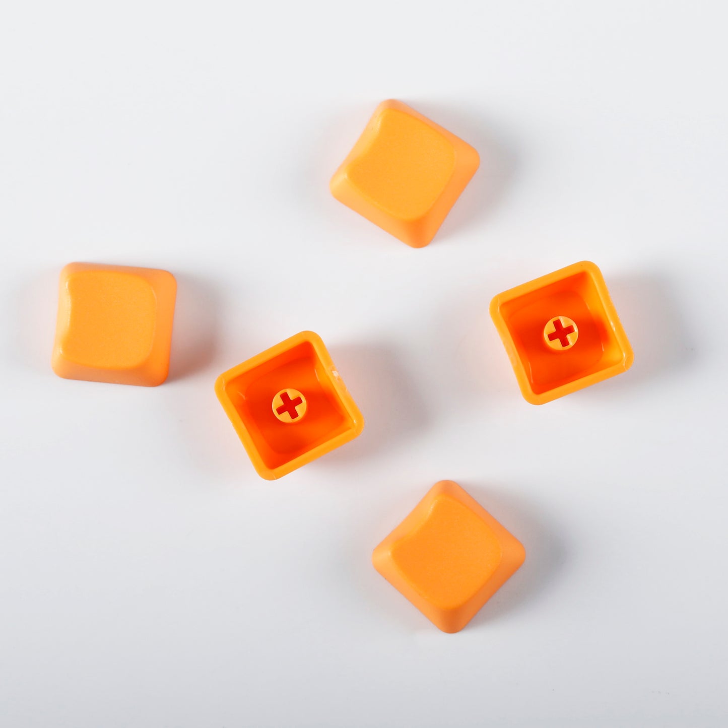 YMDK Cat Shape Blank 1u Keycap Thick 1.45mm Personality Cute Custom Keycaps PC Smooth Surface for MX Mechanical Gaming Keyboard