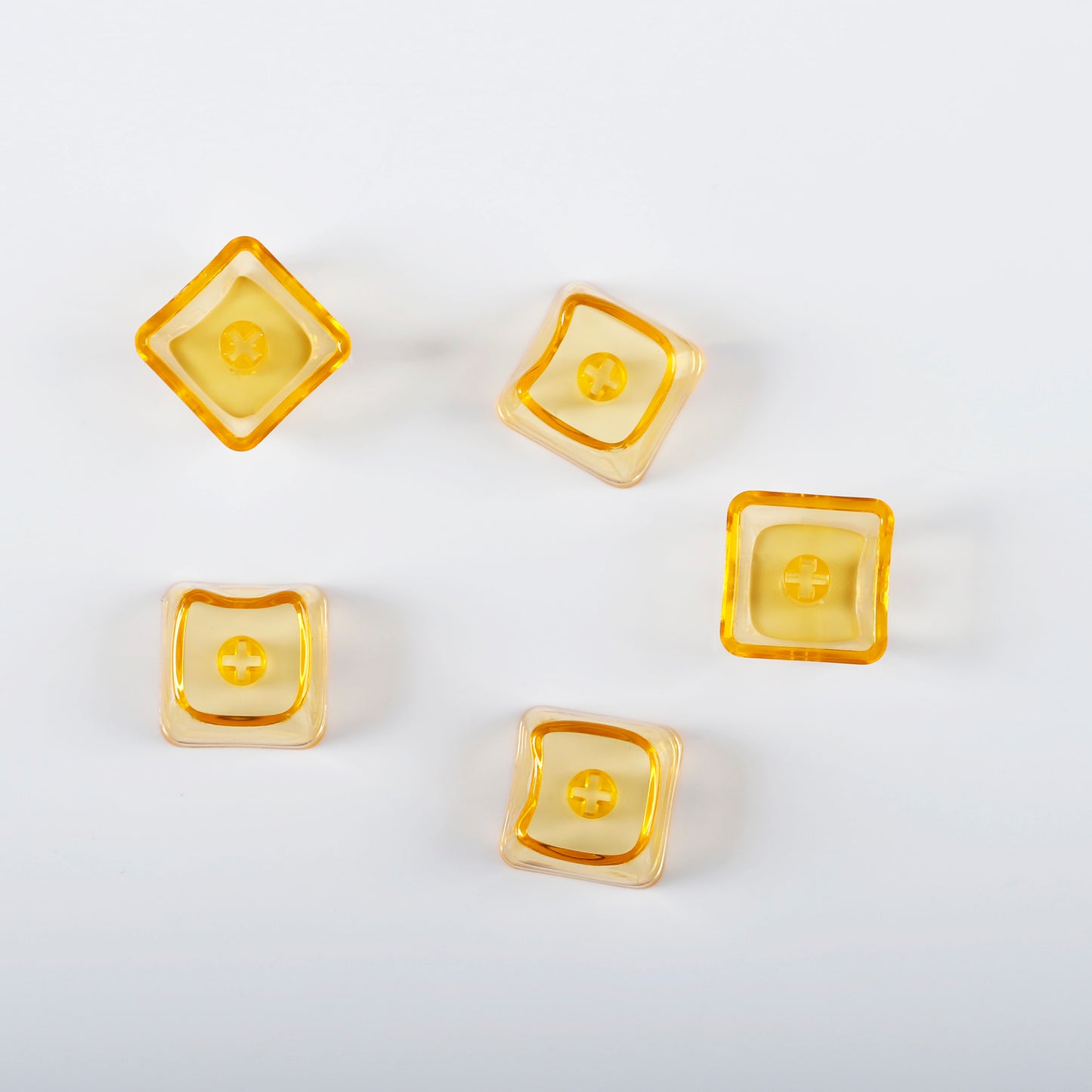 YMDK Cat Shape Blank 1u Keycap Thick 1.45mm Personality Cute Custom Keycaps PC Smooth Surface for MX Mechanical Gaming Keyboard