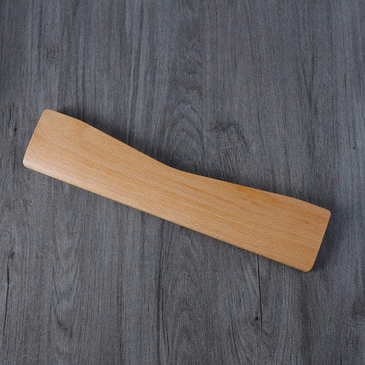 YMDK Wooden Wrist Rest Solid Wood For Keychron Q10(Walnut or beech)