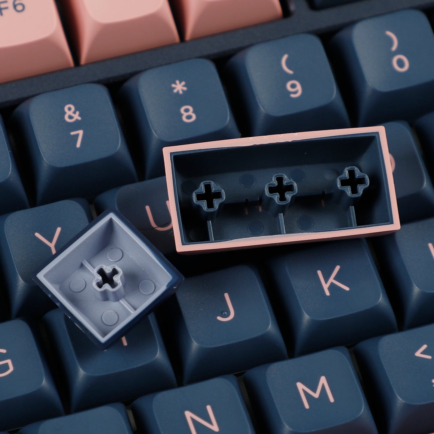 Pink Blue GK5 Profile 146 Keys Keycap (PBT Double Shot )