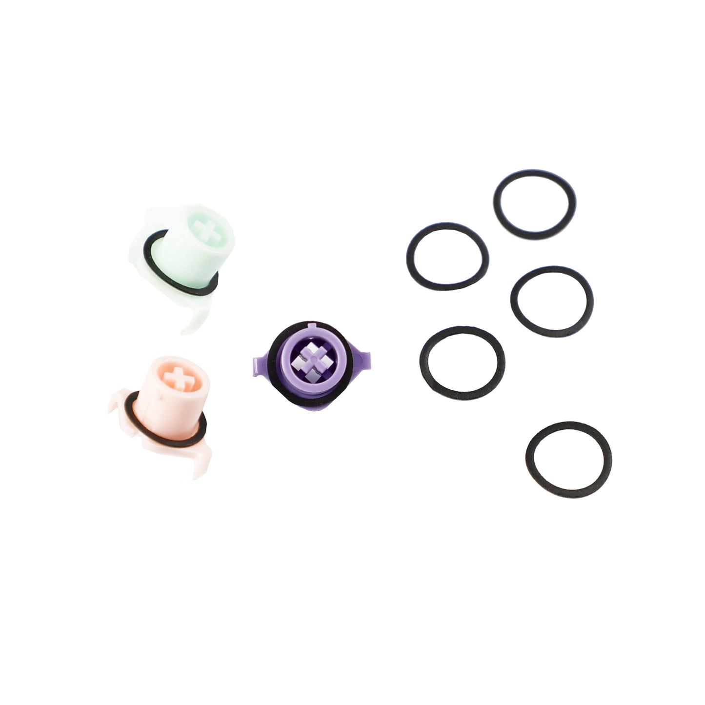 Poron Silence O-Ring for Topre Capacitive DEC Keyboard Switch 105-pack Compatible Topre HHKB