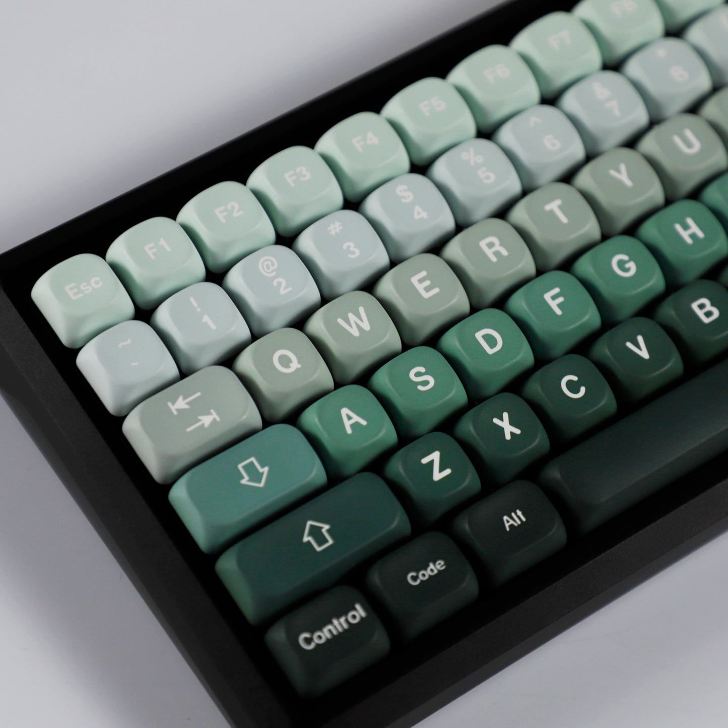 YMDK 132 Gradient MOA Profile Keycaps PBT Dye Sub Top Print Keycap Cute Custom Key Caps for 60 75 100% MX Mechanical Keyboards