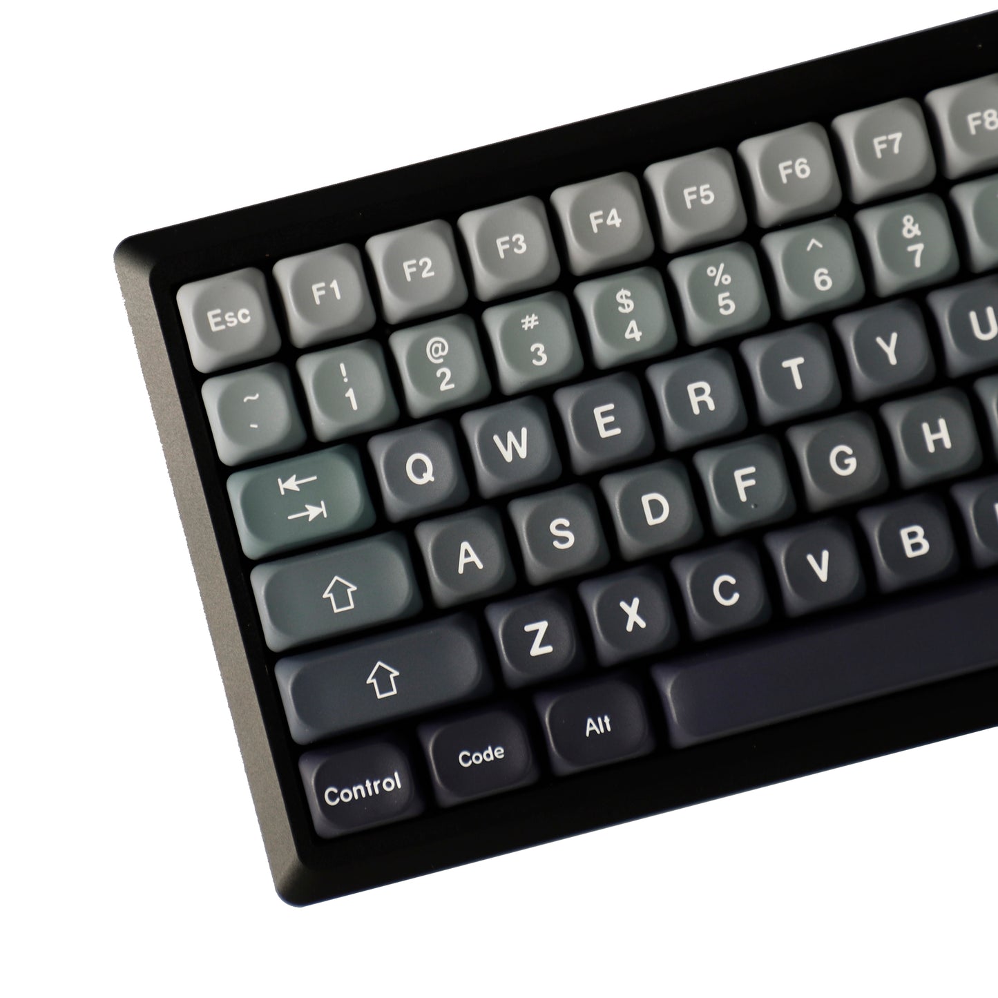 YMDK 132 Gradient MOA Profile Keycaps PBT Dye Sub Top Print Keycap Cute Custom Key Caps for 60 75 100% MX Mechanical Keyboards