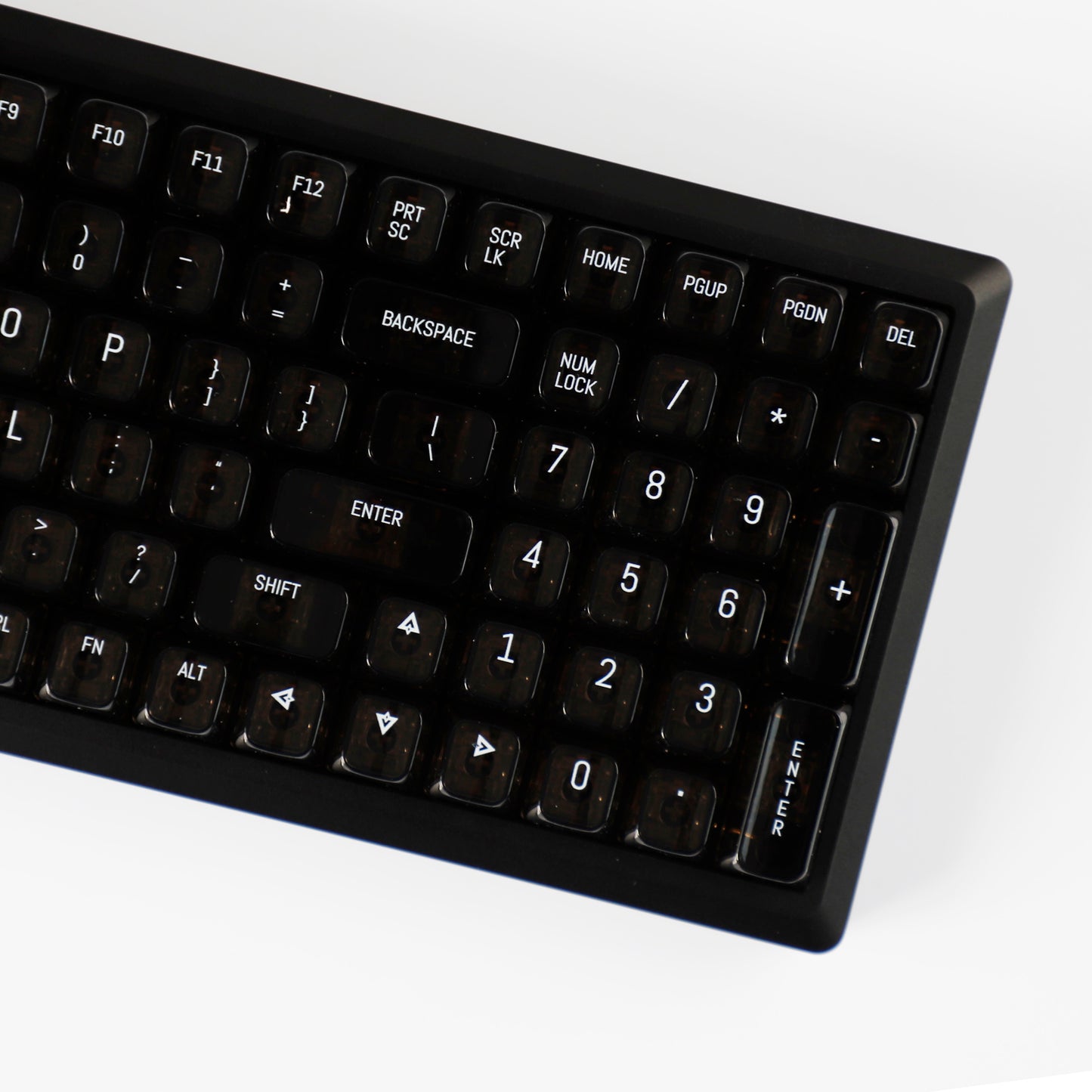 YMDK PC Keycap 119 Keys Shine Through Top UV Printing MDA Profile Cool Custom Keycaps for MX Mechanical Keyboard