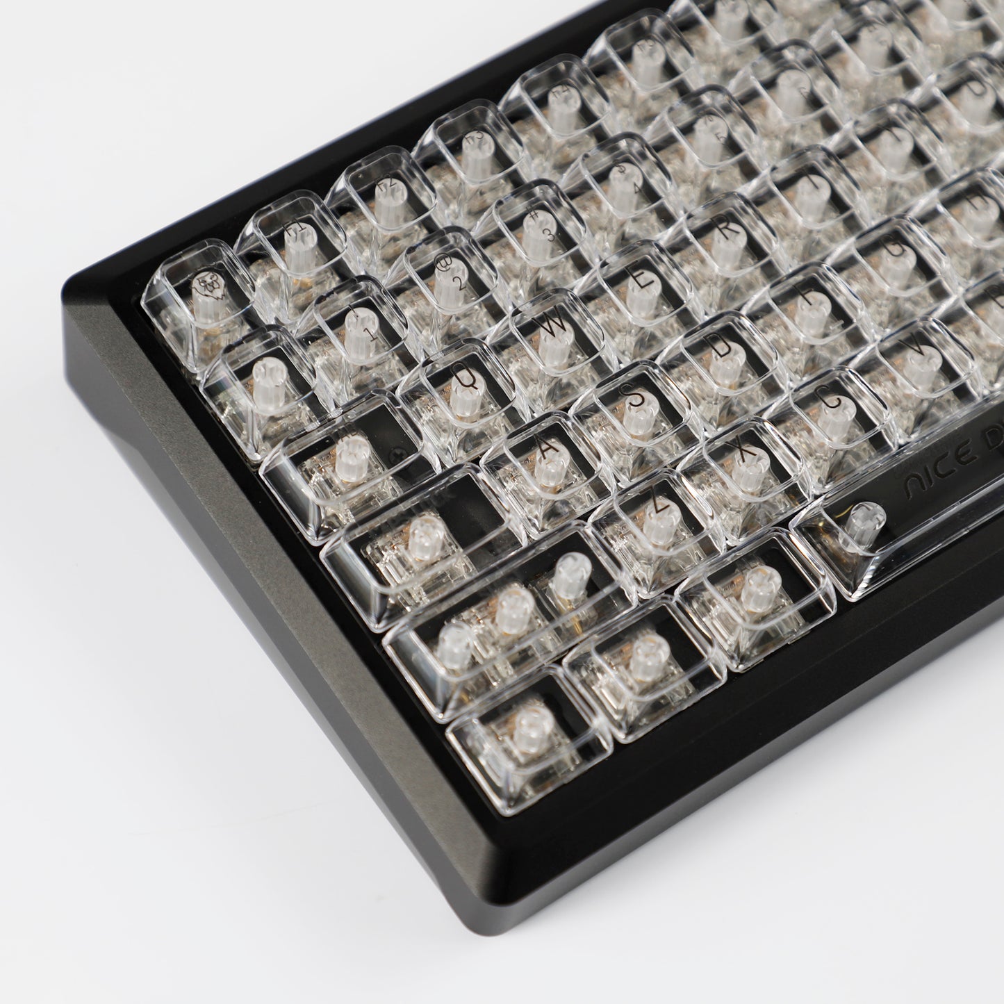 YMDK PC Keycap 119 Keys Shine Through Top UV Printing MDA Profile Cool Custom Keycaps for MX Mechanical Keyboard