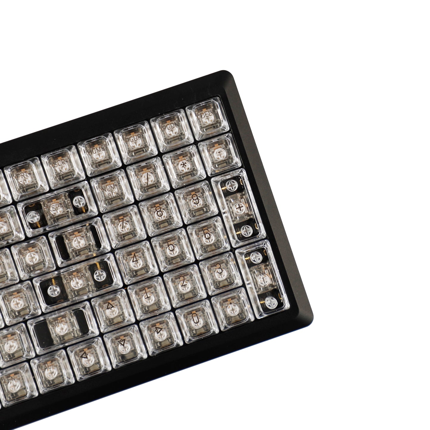 YMDK PC Keycap 119 Keys Shine Through Top UV Printing MDA Profile Cool Custom Keycaps for MX Mechanical Keyboard