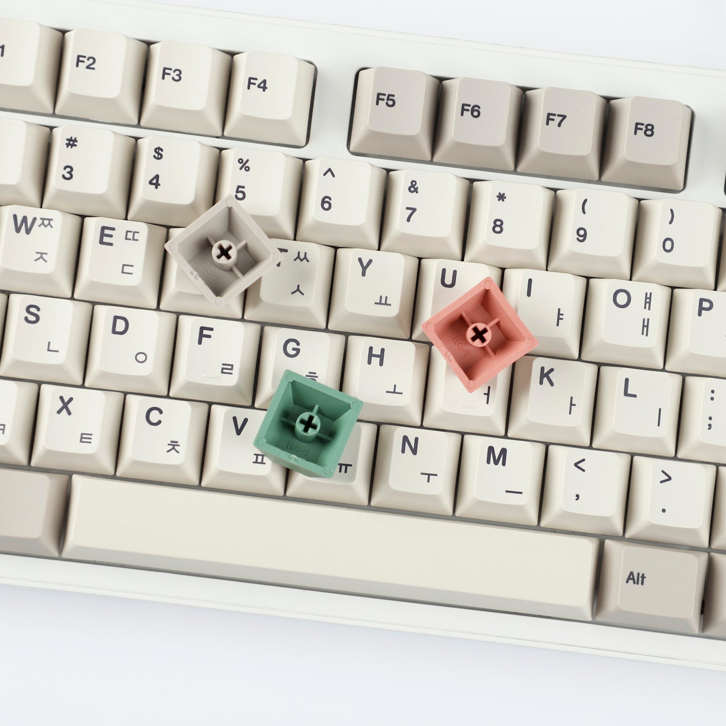 YMDK 161 Keys 9009 English Korean German QWERTZ Cherry Profile Dye Sub Top Print PBT Keycap for 61/68/87/98/104/108 Layout MX Mechanical Keyboard