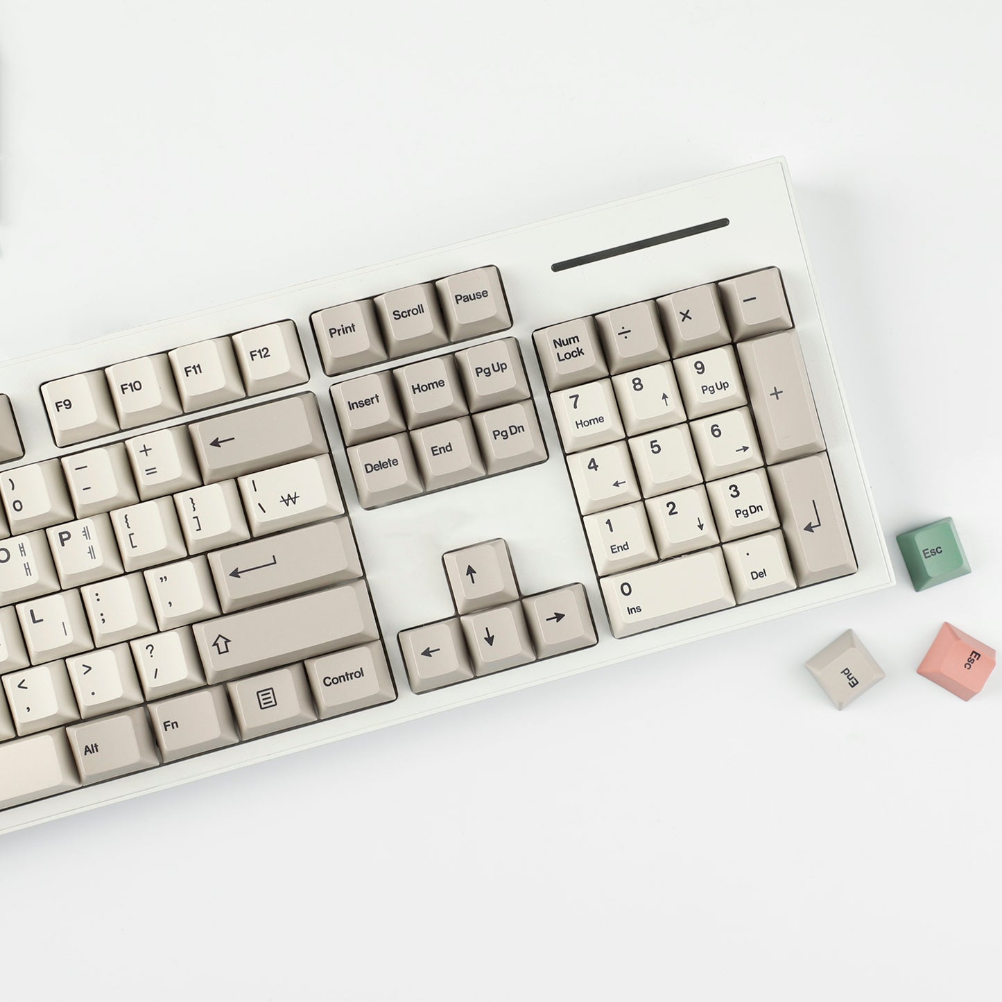 YMDK 161 Keys 9009 English Korean German QWERTZ Cherry Profile Dye Sub Top Print PBT Keycap for 61/68/87/98/104/108 Layout MX Mechanical Keyboard