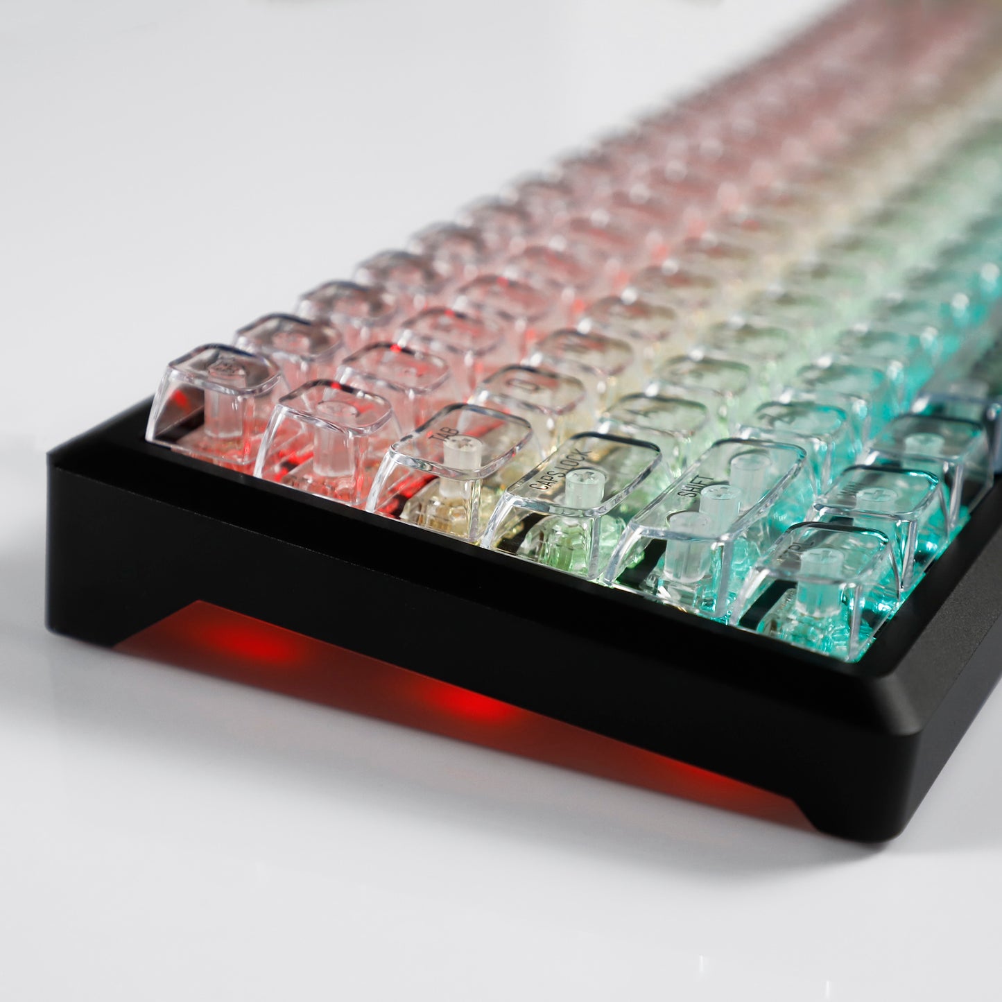 YMDK PC Keycap 119 Keys Shine Through Top UV Printing MDA Profile Cool Custom Keycaps for MX Mechanical Keyboard