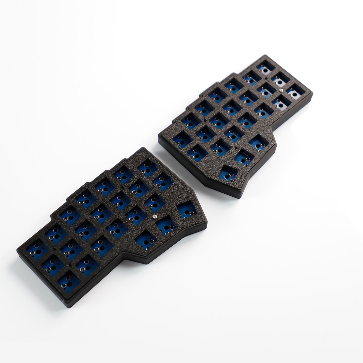 YMDK 2.4Ghz Wireless Split Keyboard Corne V4 46 Keys Ergonomic Hotswappable 40% Layout 3D PLA Vial All Key Programmable Mini Independent Gaming Keyboard Kit