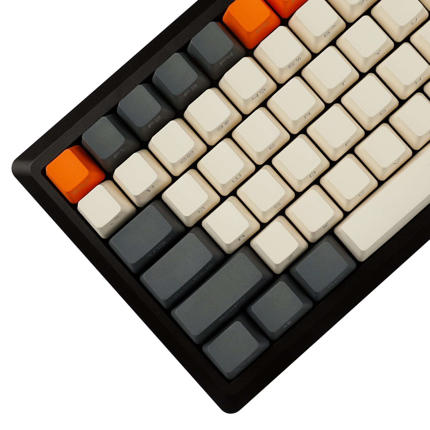 YMDK Carbon Sidelit 134 Keycaps(Double Shot OEM Profile/108 TKL 61 65% NJ80 NCR80 84 96 Using)