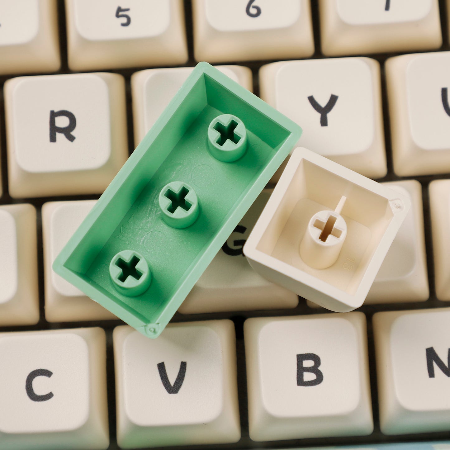 YMDK Chinchilla Blue Theme MDA Profile 149 Keycaps(Dye Sub 1.55mm)