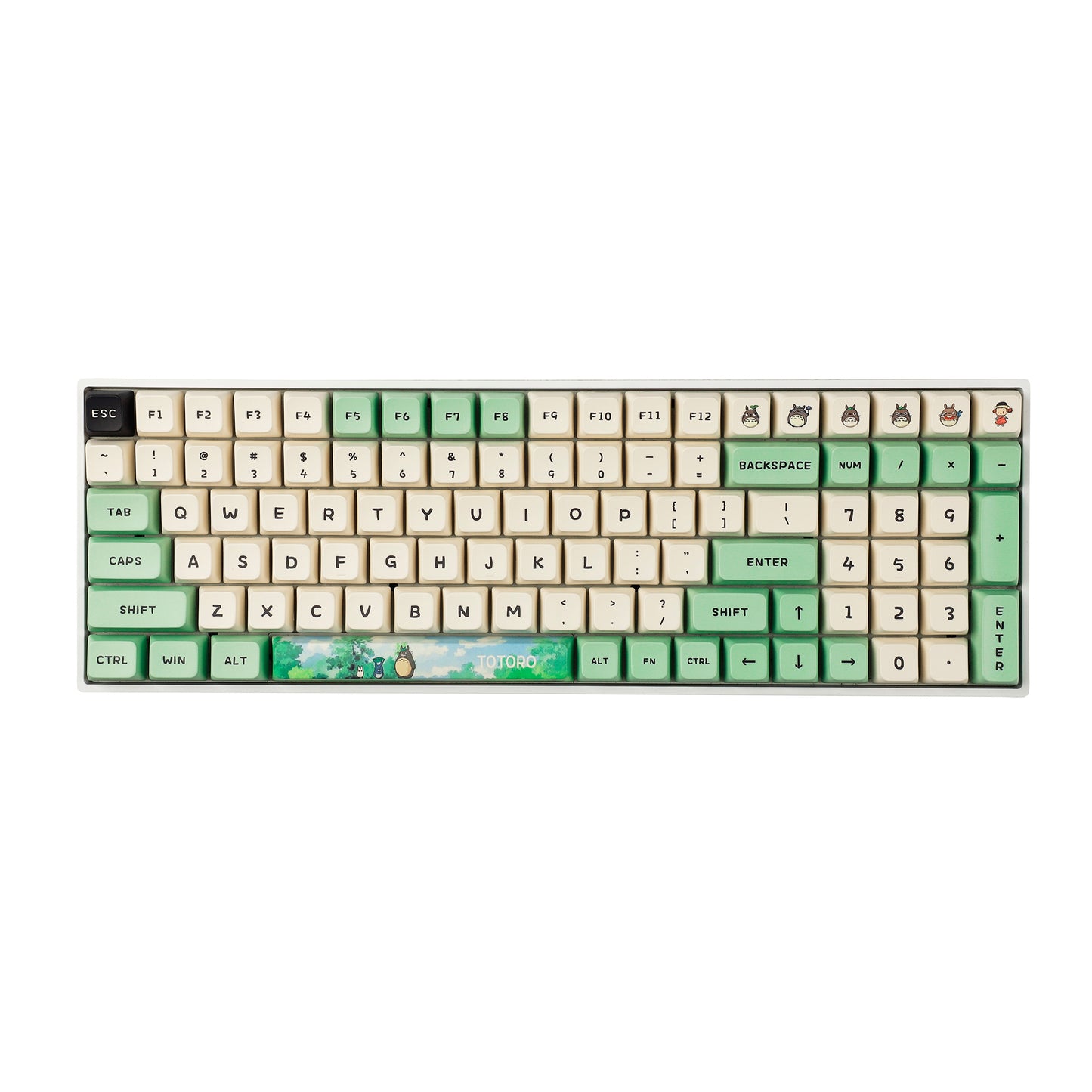 YMDK Chinchilla Blue Theme MDA Profile 149 Keycaps(Dye Sub 1.55mm)