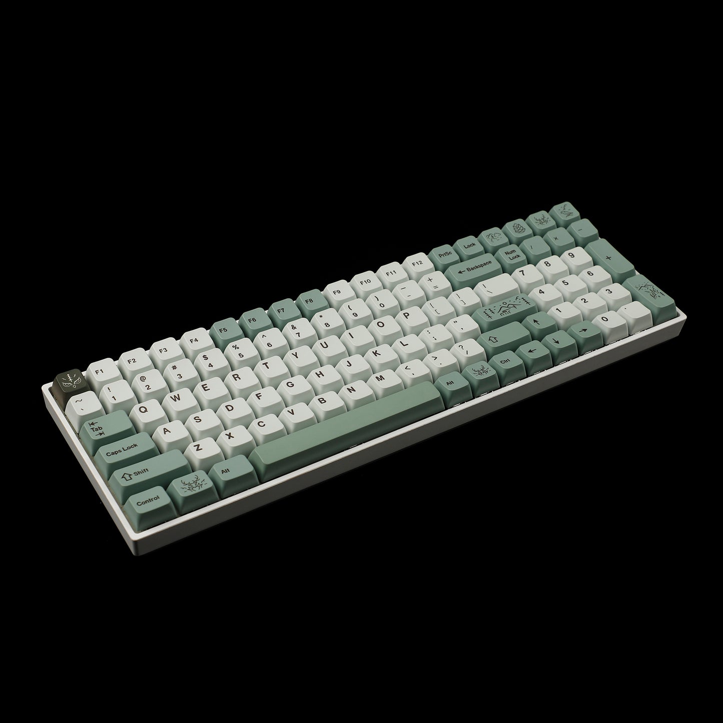 YMDK Dense Fog MDA Profile 141 Keycaps(Dye Sub 1.55mm)