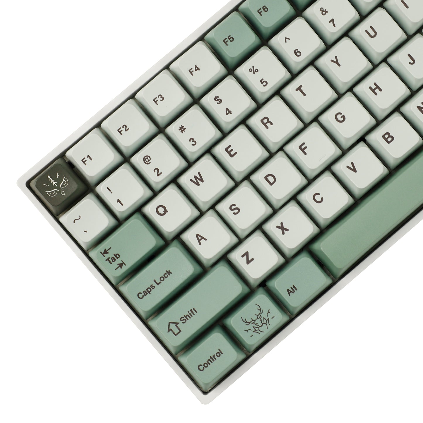 YMDK Dense Fog MDA Profile 141 Keycaps(Dye Sub 1.55mm)
