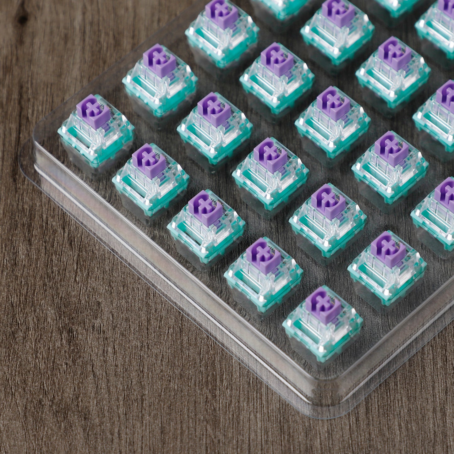 Kailh x Skyloong 5 Pin Linear Mechanical Switch Transparent Cover 40gf Lavender 45gf Speed Silver for Mechanical Keyboard