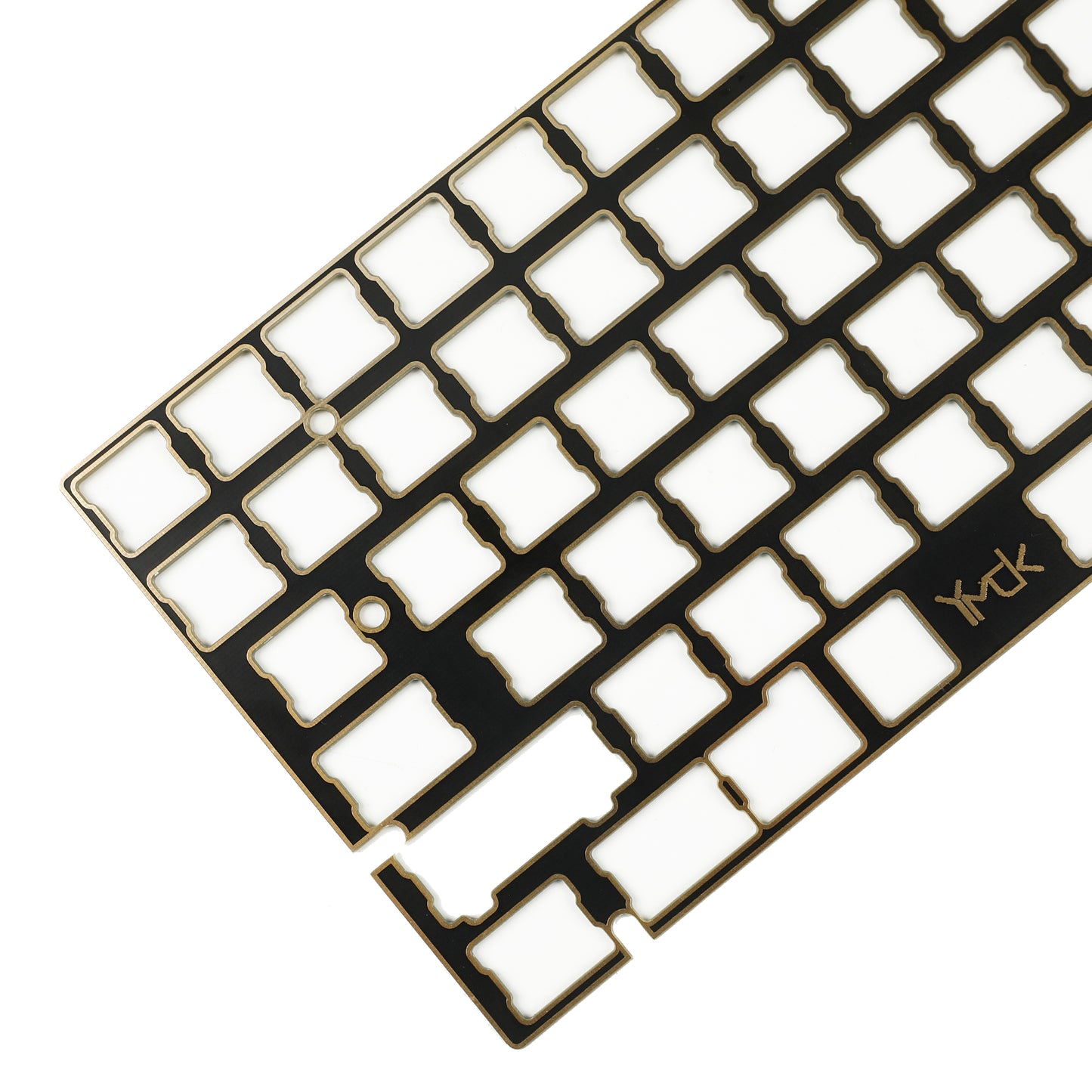 YMDK NYM-96 Aluminum Or Brass Or Glass Fiber Plate(NYM-96 96-Wood And YMD-96 Hotswap PCB Using)
