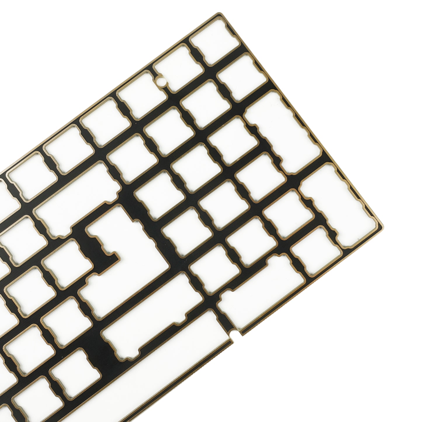 YMDK NYM-96 Aluminum Or Brass Or Glass Fiber Plate(NYM-96 96-Wood And YMD-96 Hotswap PCB Using)