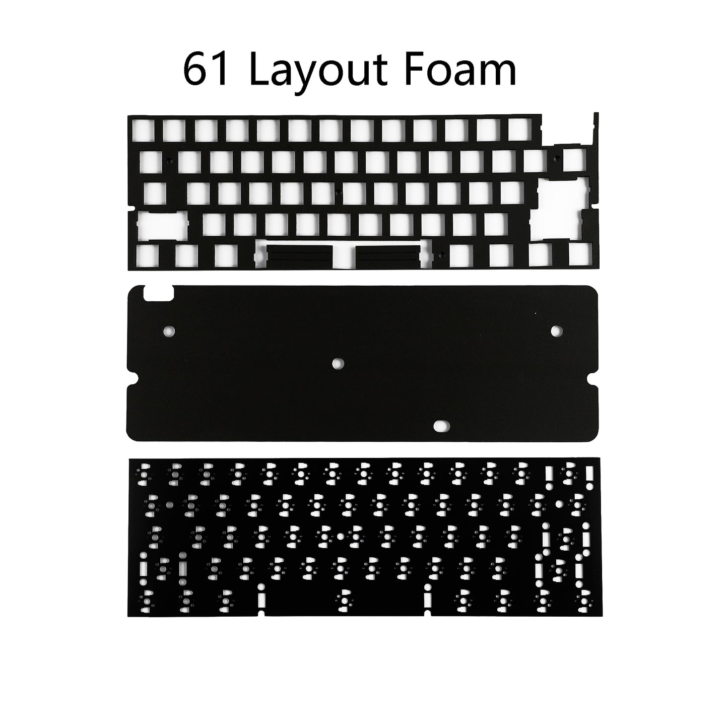 YMDK 61 64 Poron Material Sound Silence Foam Mechanical Keyboard Accessories