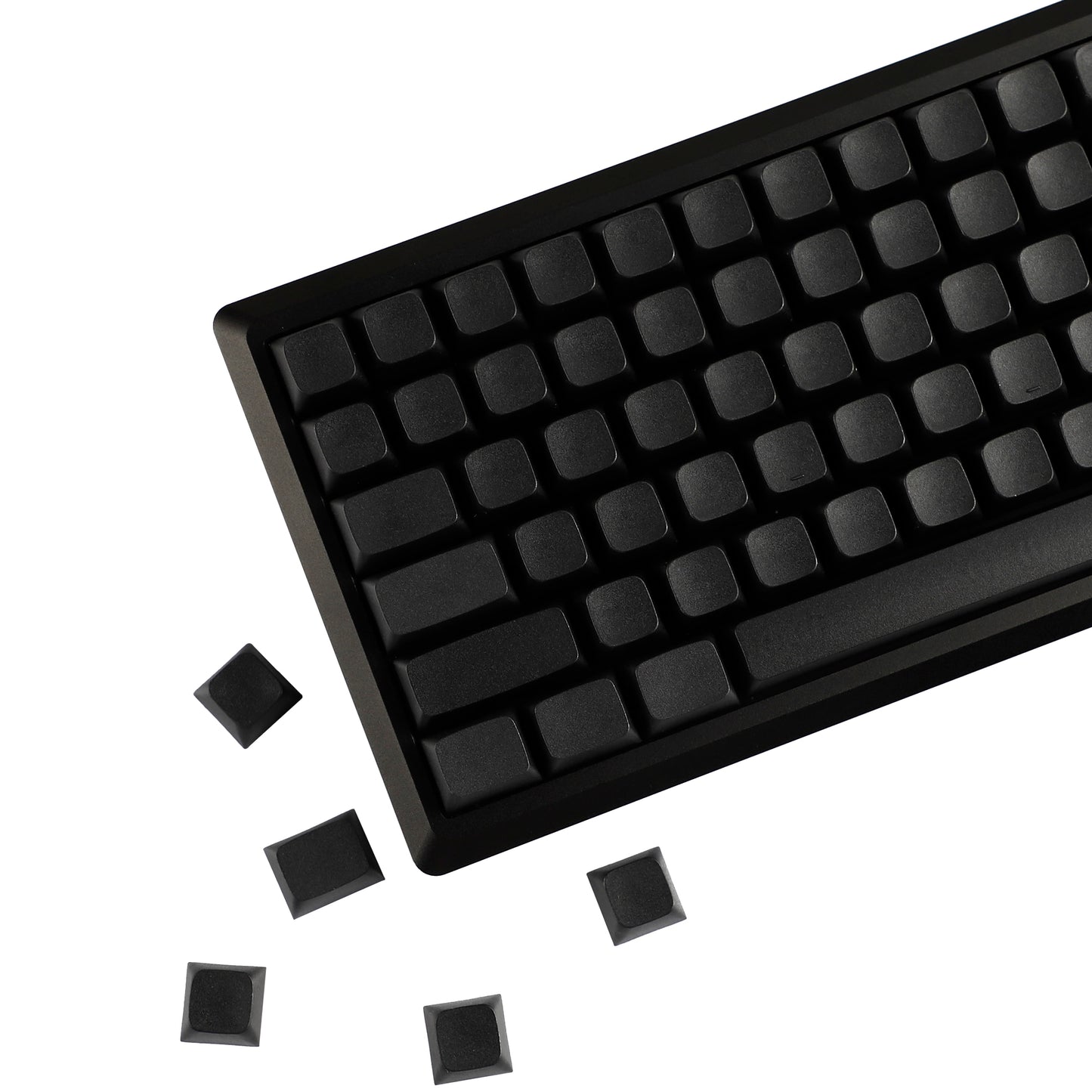YMDK 127 Key Black Blank ZDA XDA V2 Keycaps PBT Keycap for MX Keyboard 104 87 61 Melody 96 KBD75 ID80 GK64 SP84