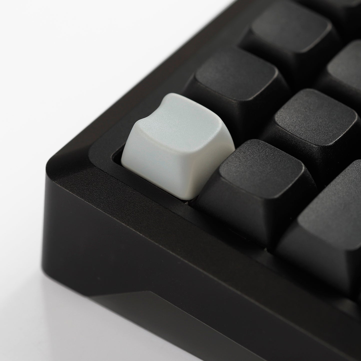 YMDK Cat Shape Blank 1u Keycap Thick 1.45mm Personality Cute Custom Keycaps PC Smooth Surface for MX Mechanical Gaming Keyboard