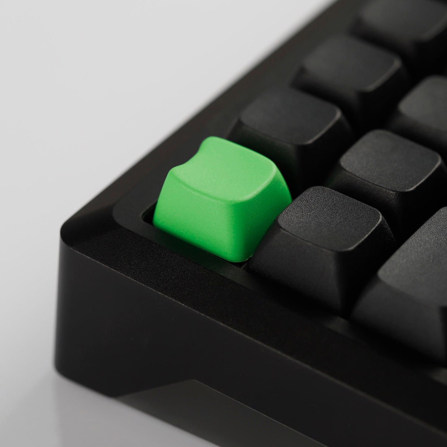 YMDK Cat Shape Blank 1u Keycap Thick 1.45mm Personality Cute Custom Keycaps PC Smooth Surface for MX Mechanical Gaming Keyboard