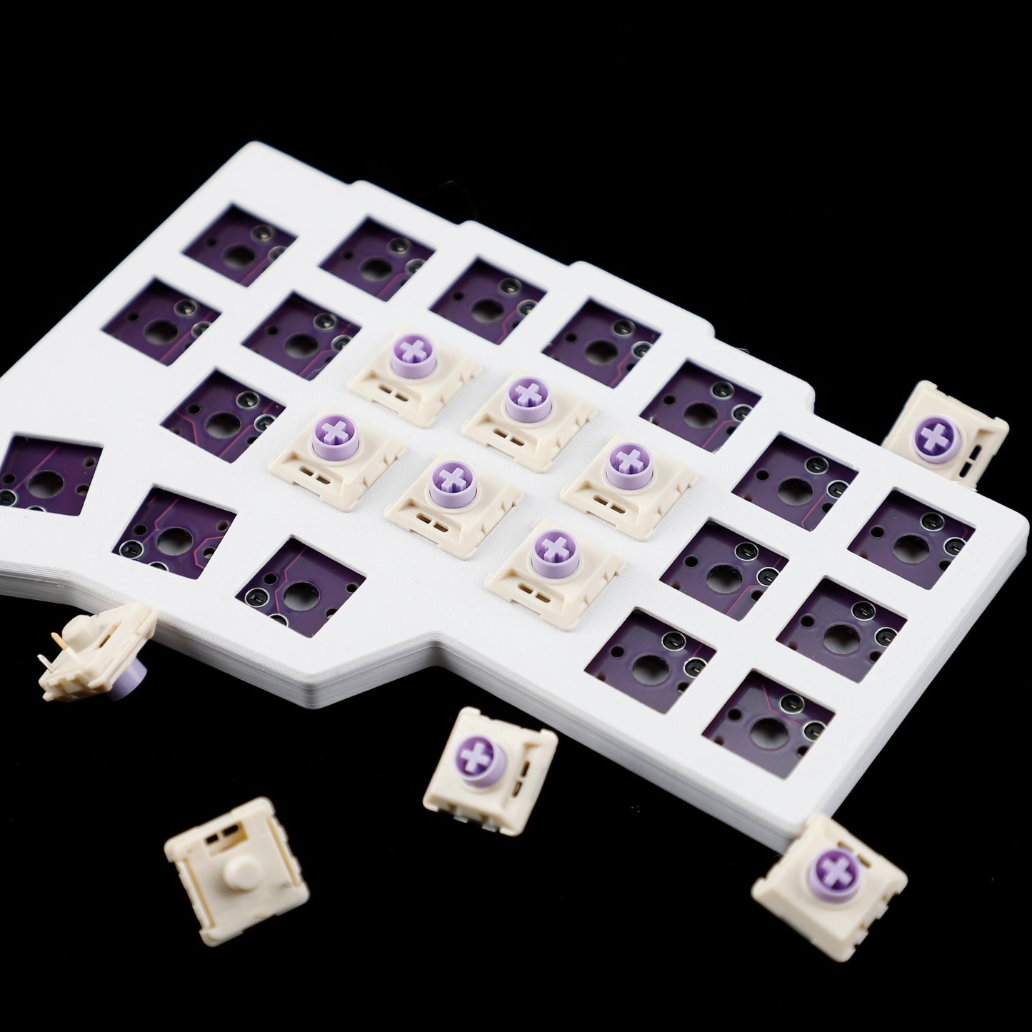 Kailh Choc V2 1353 Taro Ice Cream MINI Low Profile Switches Fast Trigger Light Full POM for Hitbox Mechanical Keyboards
