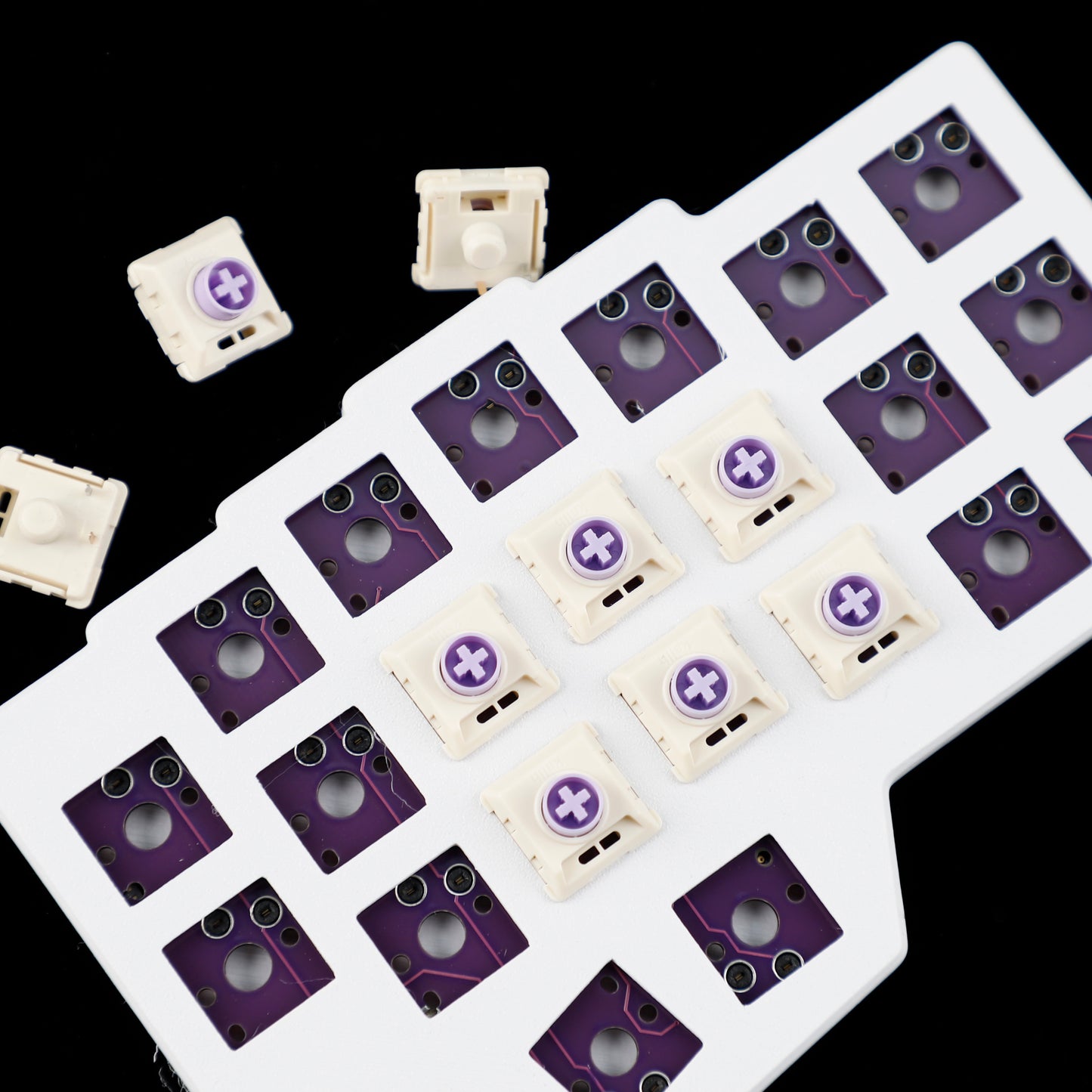 Kailh Choc V2 1353 Taro Ice Cream MINI Low Profile Switches Fast Trigger Light Full POM for Hitbox Mechanical Keyboards