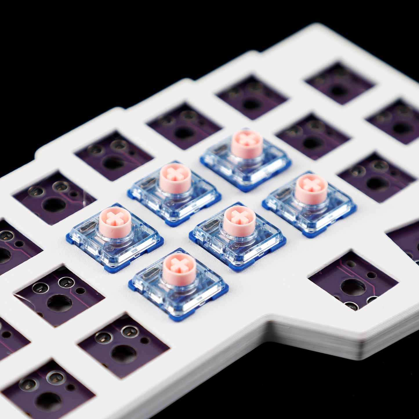 Kailh Deep Sea Low Profile Choc V2 Silent Switches 1353 RGB MINI Linear Tactile Custom DIY Switch for Mechanical Keyboard Laptop