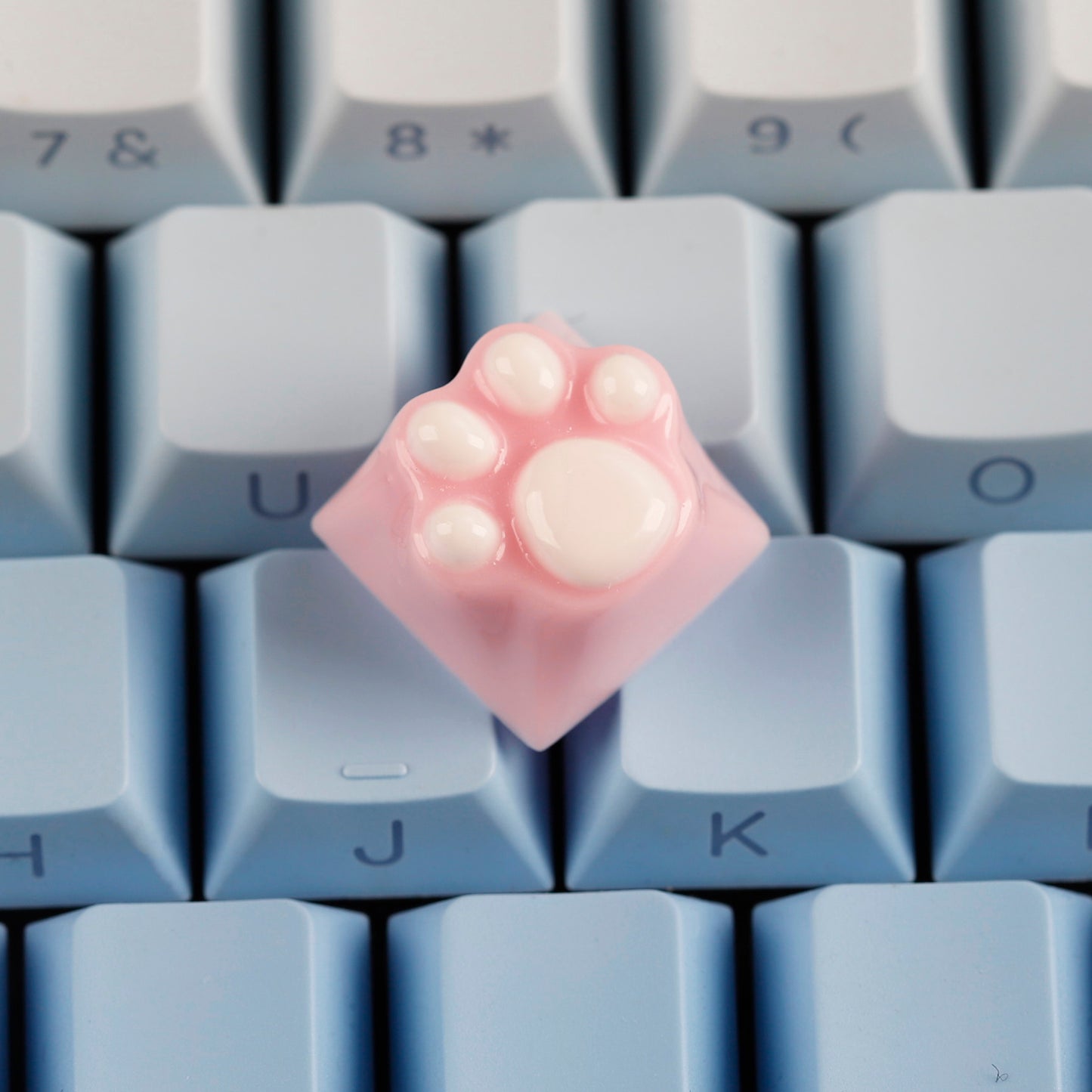 YMDK Cat Claw Personality Keycap ESC Key Shine Through Resin Arrow Keys Cute Creative Keycap for MX Mechanical Keyboard