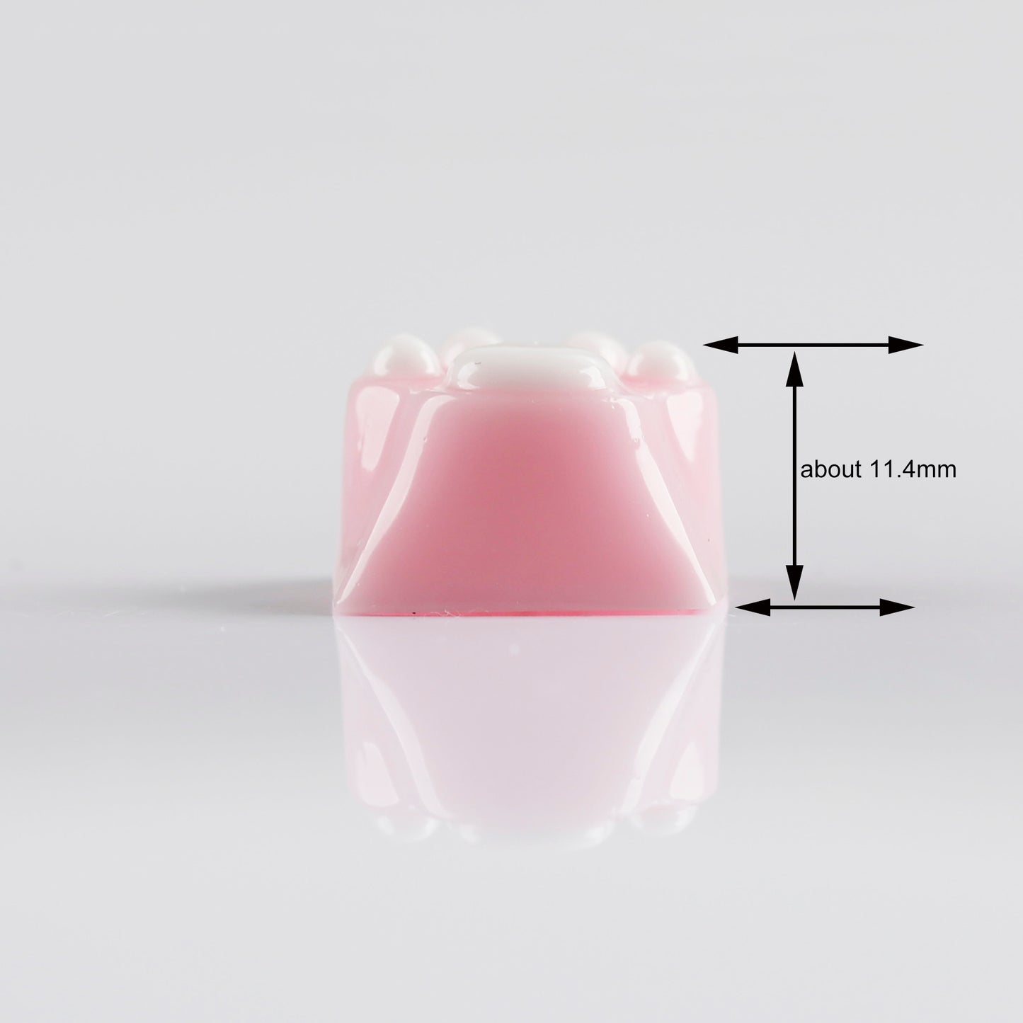 YMDK Cat Claw Personality Keycap ESC Key Shine Through Resin Arrow Keys Cute Creative Keycap for MX Mechanical Keyboard