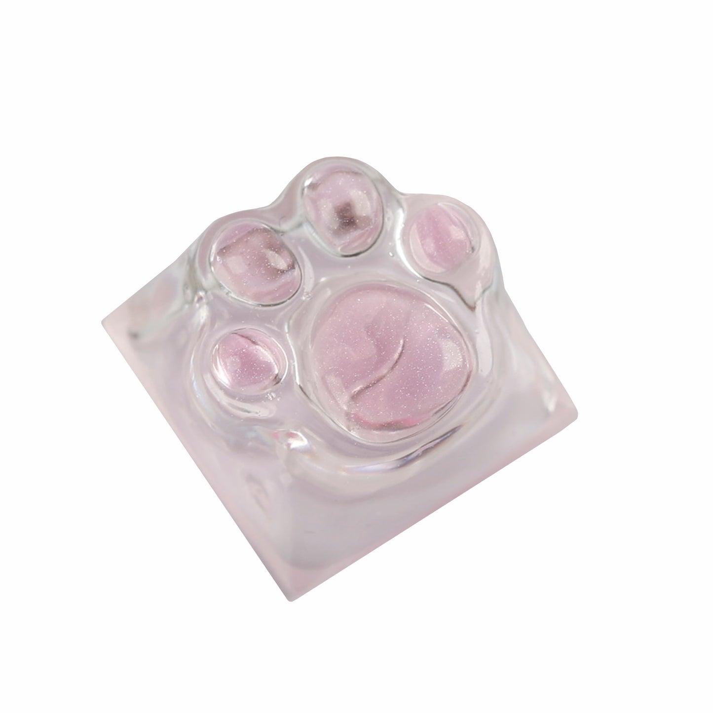 YMDK Cat Claw Personality Keycap ESC Key Shine Through Resin Arrow Keys Cute Creative Keycap for MX Mechanical Keyboard