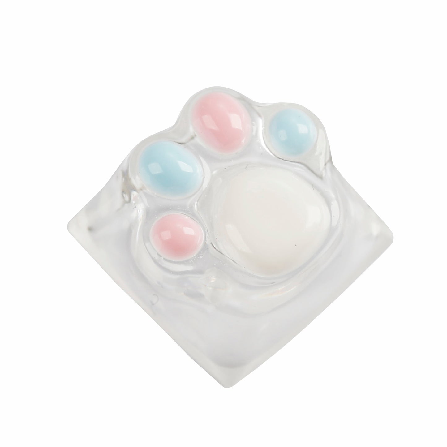 YMDK Cat Claw Personality Keycap ESC Key Shine Through Resin Arrow Keys Cute Creative Keycap for MX Mechanical Keyboard